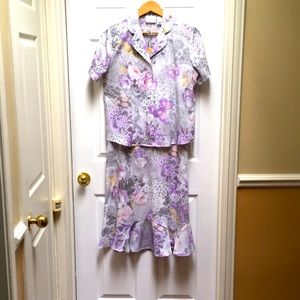 Matching Alfred Dunner Top and Skirt